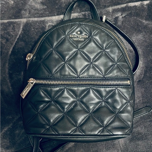 kate spade Handbags - Kate Spade Black Quilted Backpack